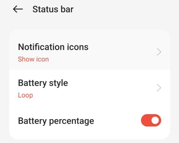 OxygenOS 13 notification customizations