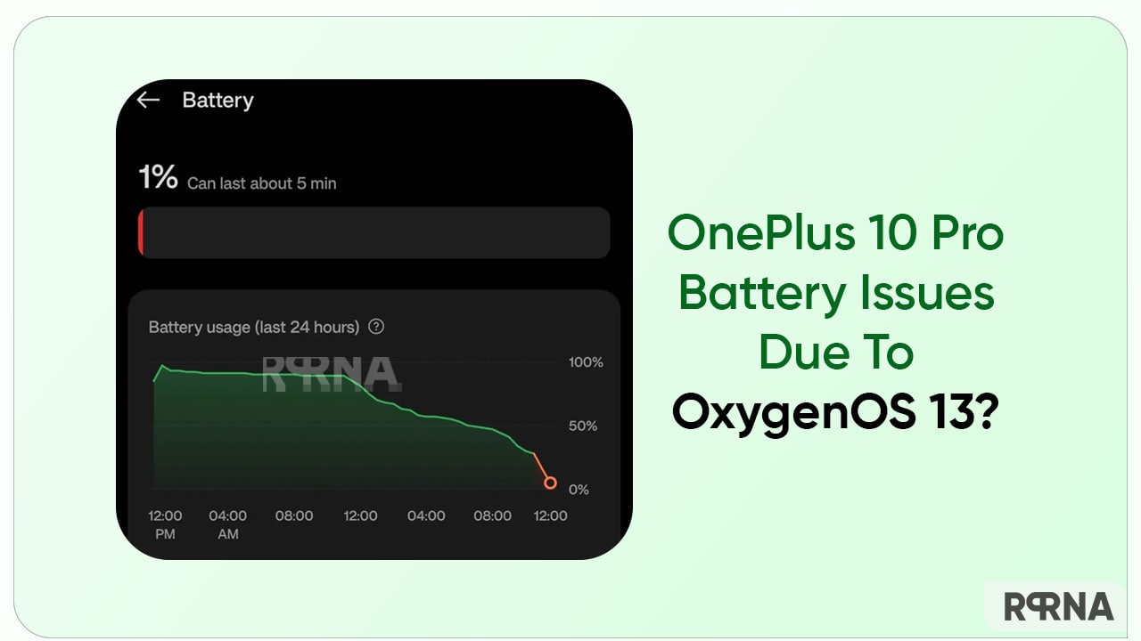 OnePlus 10 Pro users facing battery issues, due to OxygenOS 13?