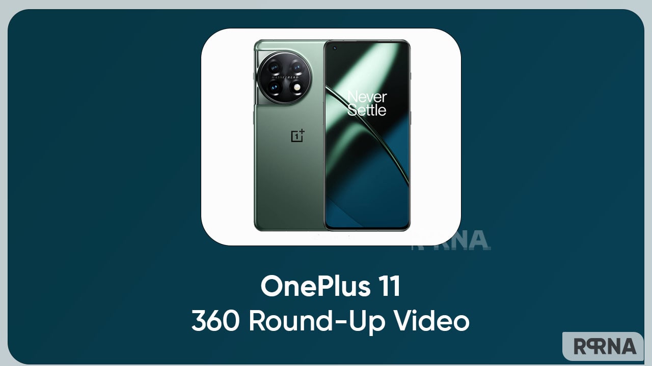 OnePlus 11 360 round-up video reveals every corner of its design