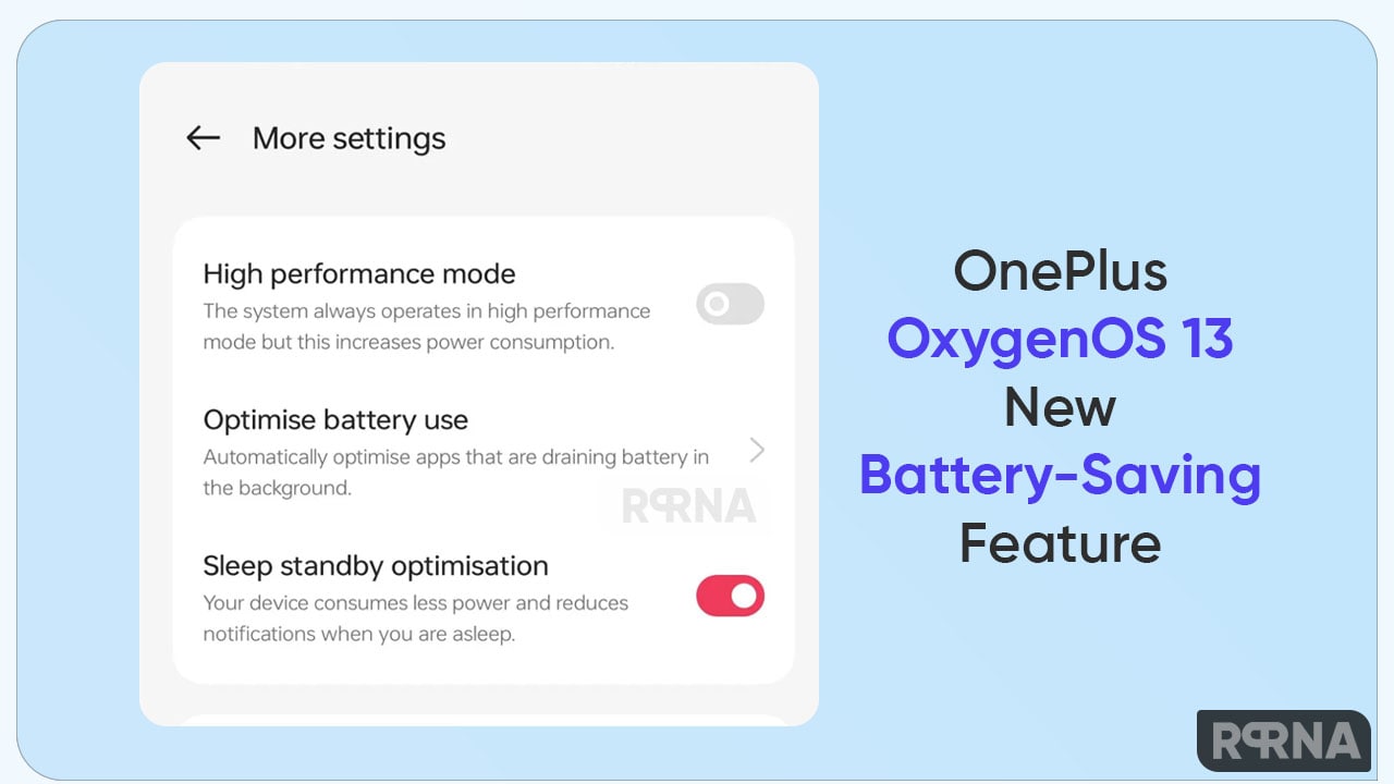 OxygenOS 13 battery features