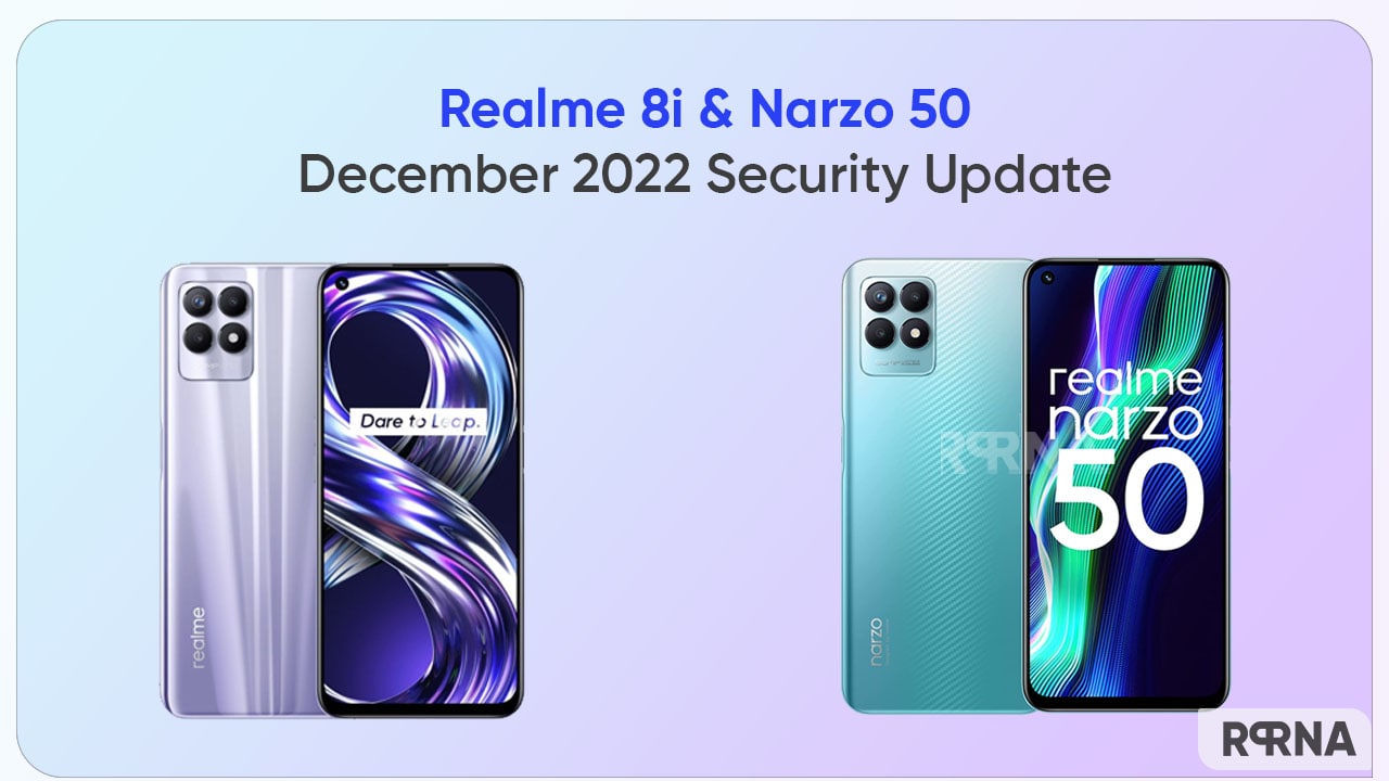 Realme 8i and Narzo 50 obtains December 2022 security update