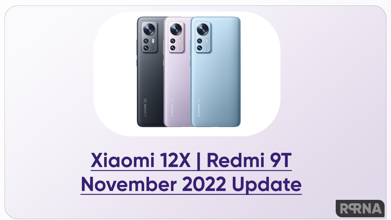 Xiaomi 12X November 2022 update