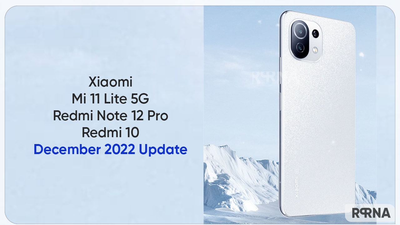 Xiaomi Mi 11 Lite December 2022 update