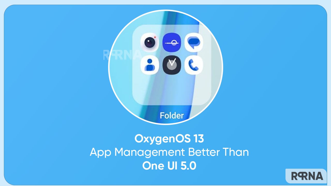 OnePlus OxygenOS 13 has large folders feature but what about Samsung?