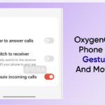 OxygenOS 13 phone call gestures