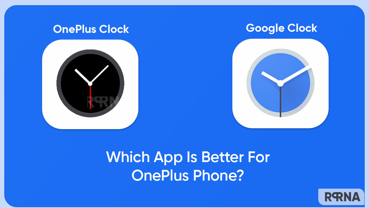 OnePlus Clock Google Clock