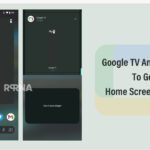 Google TV Android app home screen widget