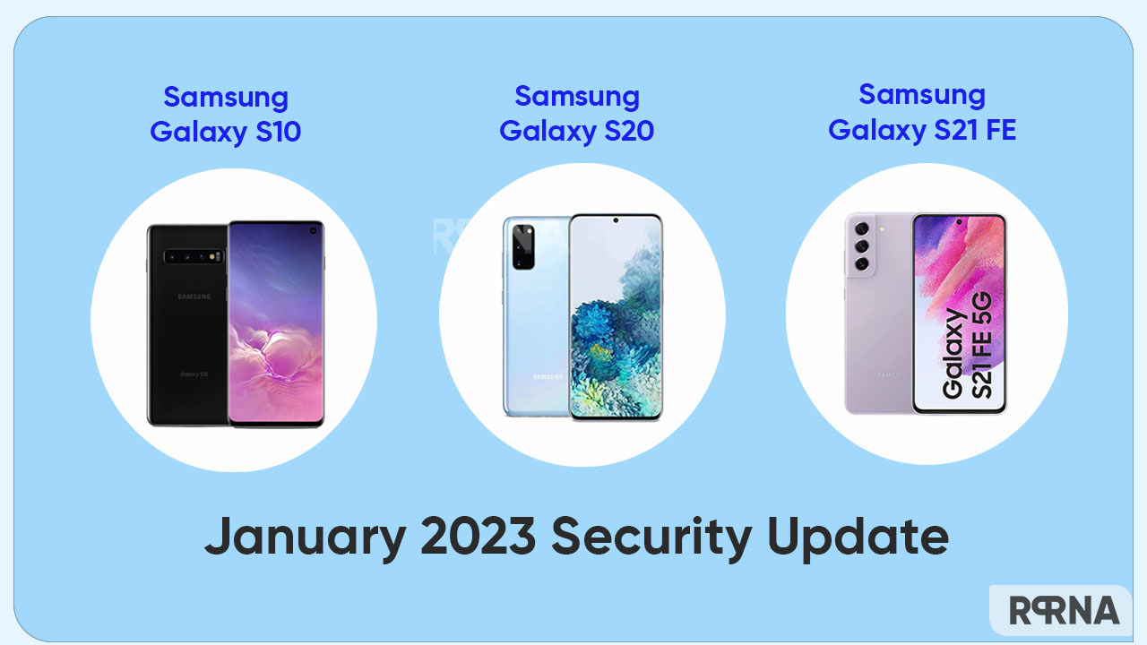 Samsung Galaxy S20 S21 January 2023 update