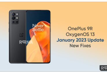 OnePlus 9R January 2023 Update