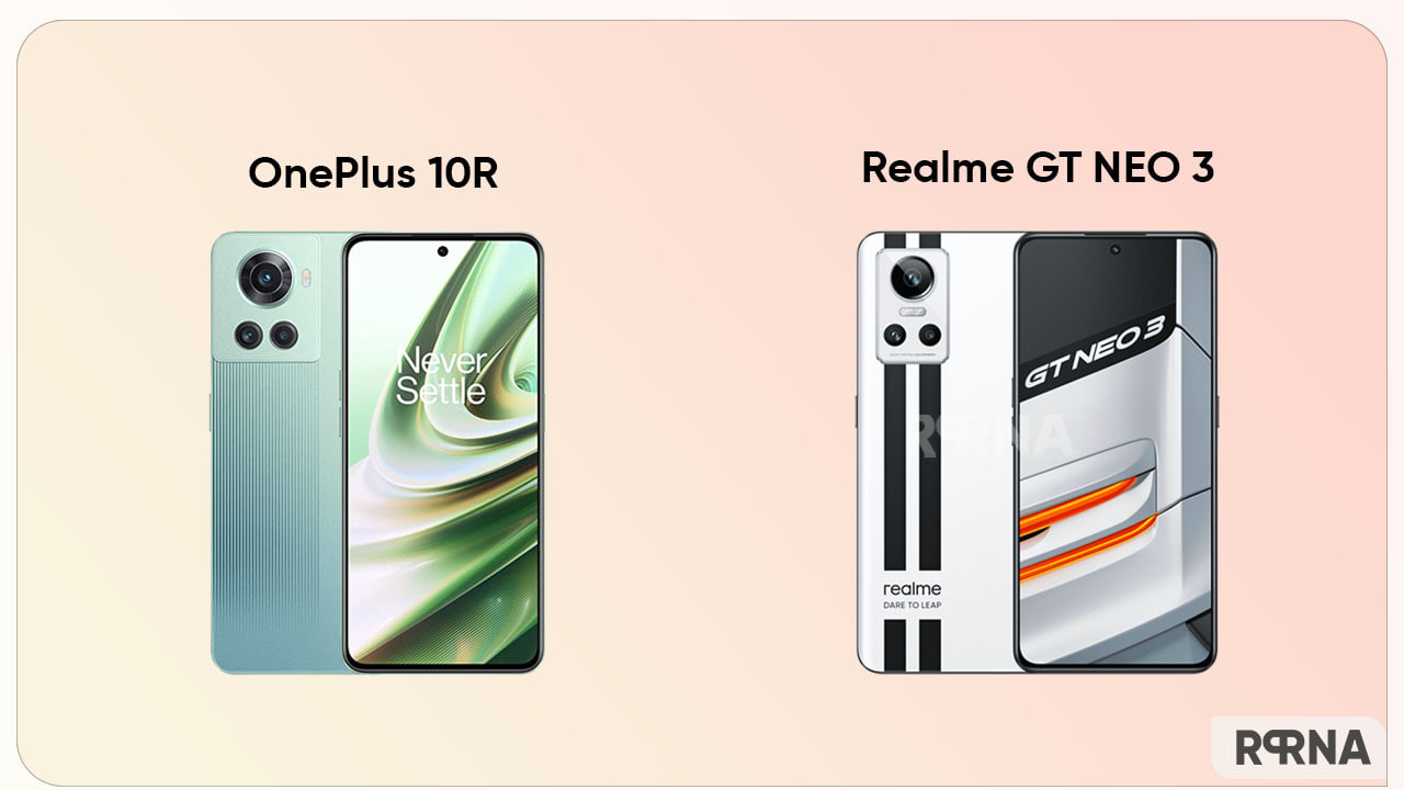 OnePlus 10R Realme GT NEO 3