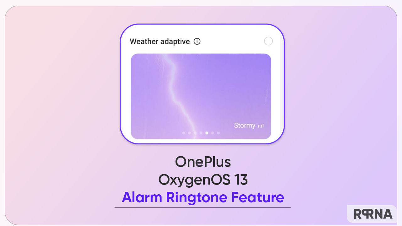 This unique OxygenOS 13 feature can customize alarm ringtone as per weather