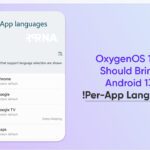 OxygenOS 13.1 Per-App Language feature
