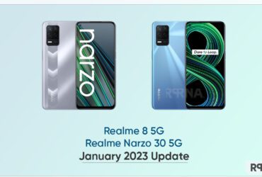 Realme 8 Narzo 30 January 2023 update