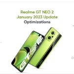 Realme GT NEO 2 January 2023 update