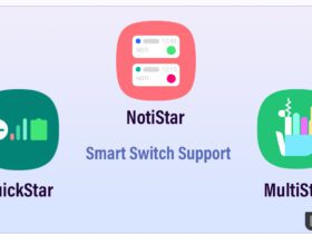Samsung NotiStar MultiStar QuickStar smart switch