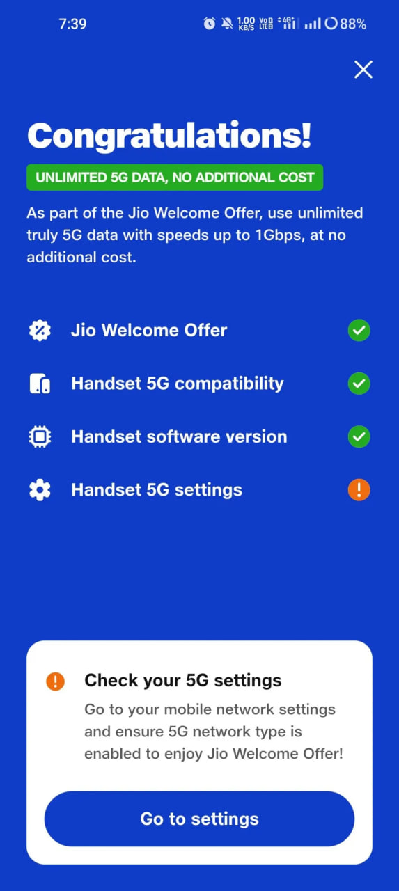 OnePlus 9 Jio True 5G issue