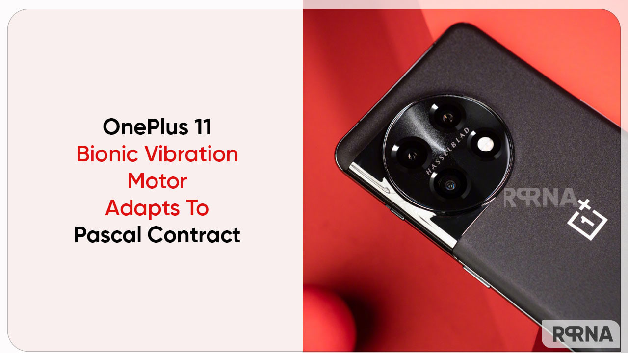 OnePlus 11 Vibration Motor Pascal Contract