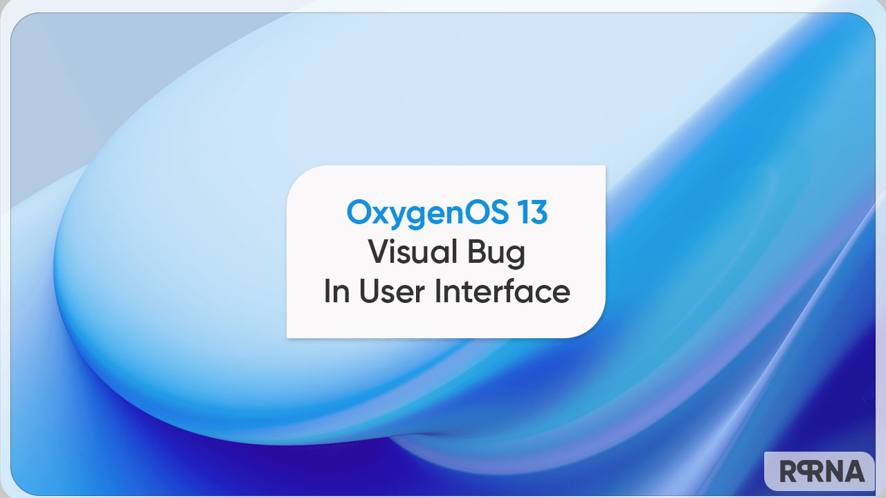 OxygenOS 13 user interface bug