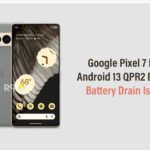 Google Pixel 7 Pro battery drain issue