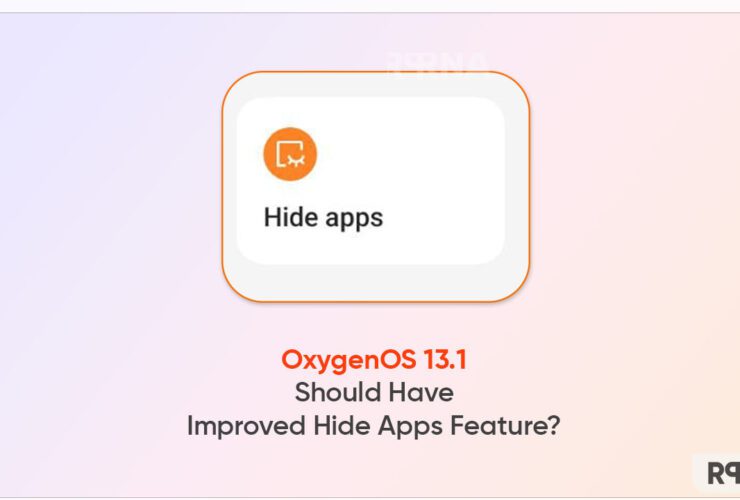 OxygenOS 13.1 Hidden Apps feature