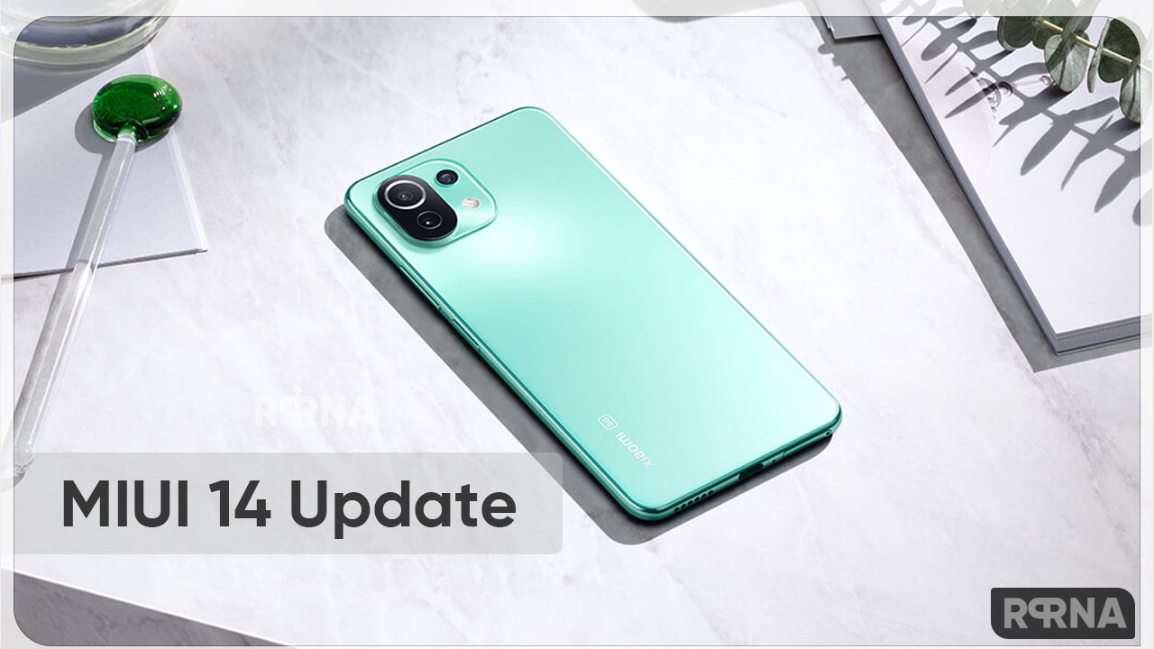 Mi 11 Lite 5G Android 13 MIUI 14 update