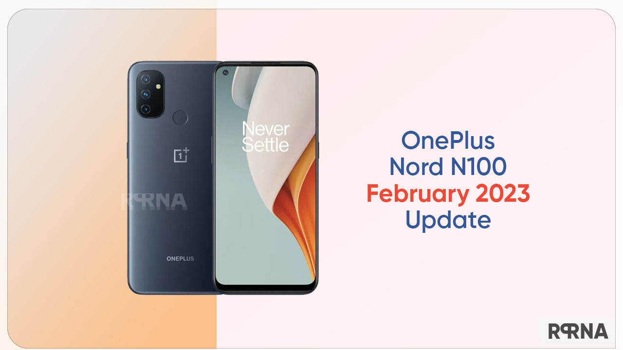 OnePlus Nord N100 February 2023 update