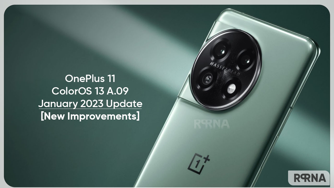 OnePlus 11 ColorOS 13 January 2023 update
