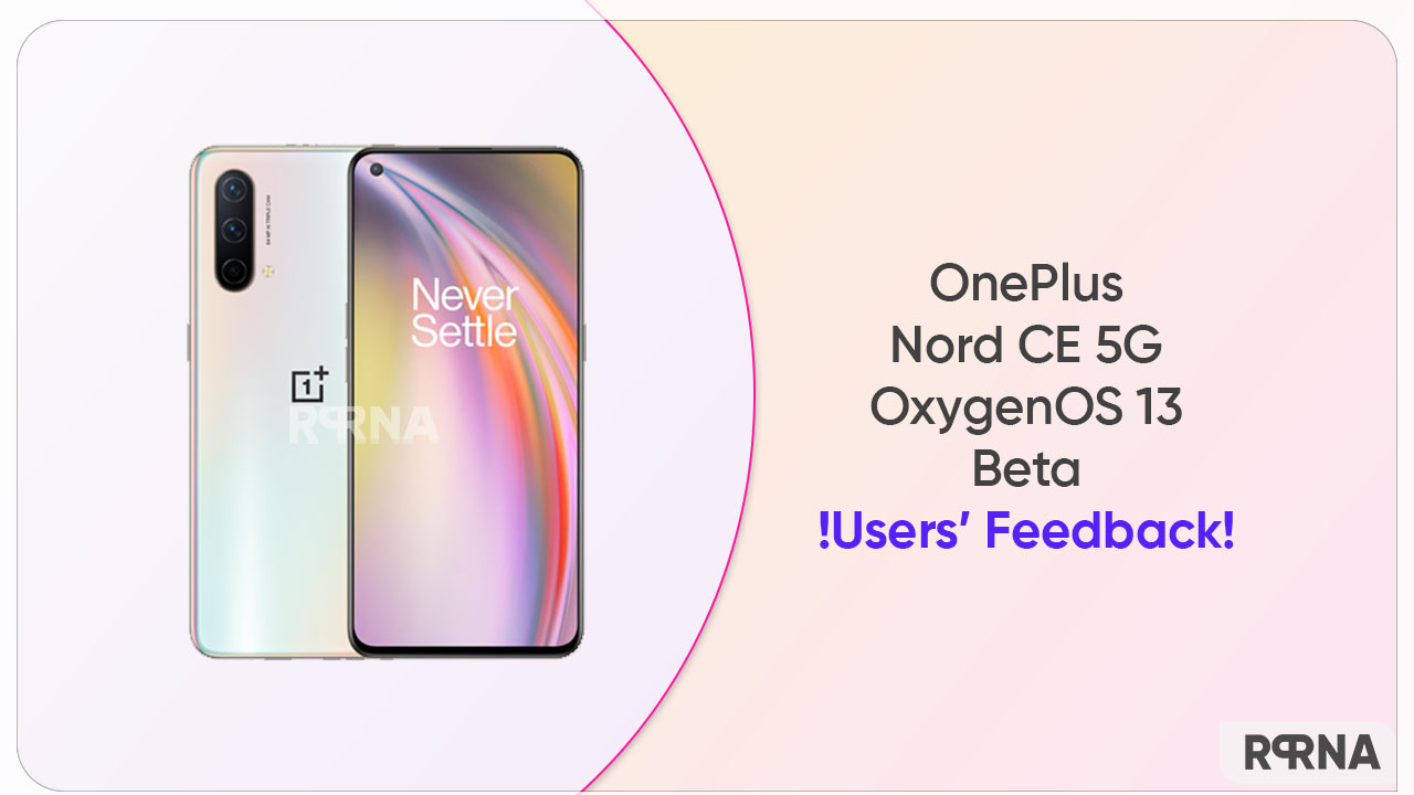 OnePlus Nord CE OxygenOS 13 beta update