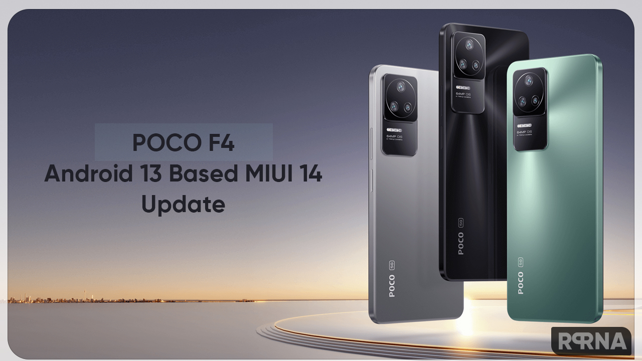 POCO F4 Android 13 MIUI 14 update India