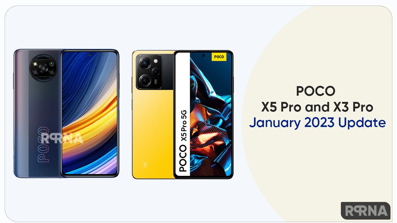 POCO X5 X3 Pro January 2023 update
