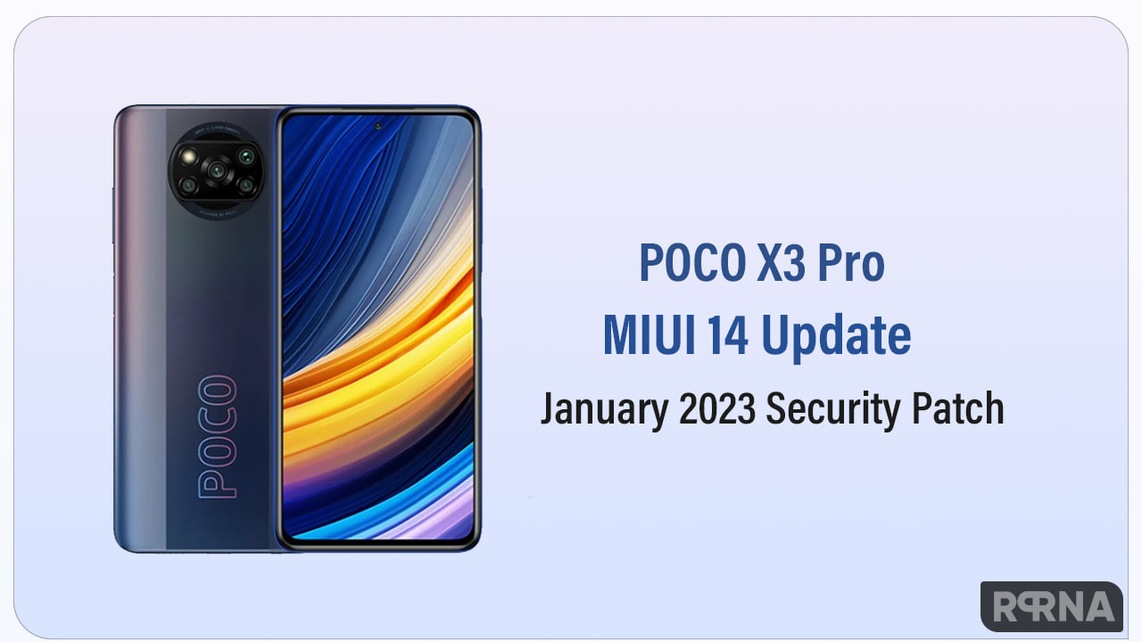 POCO X3 Pro Android 13 MIUI 14 update