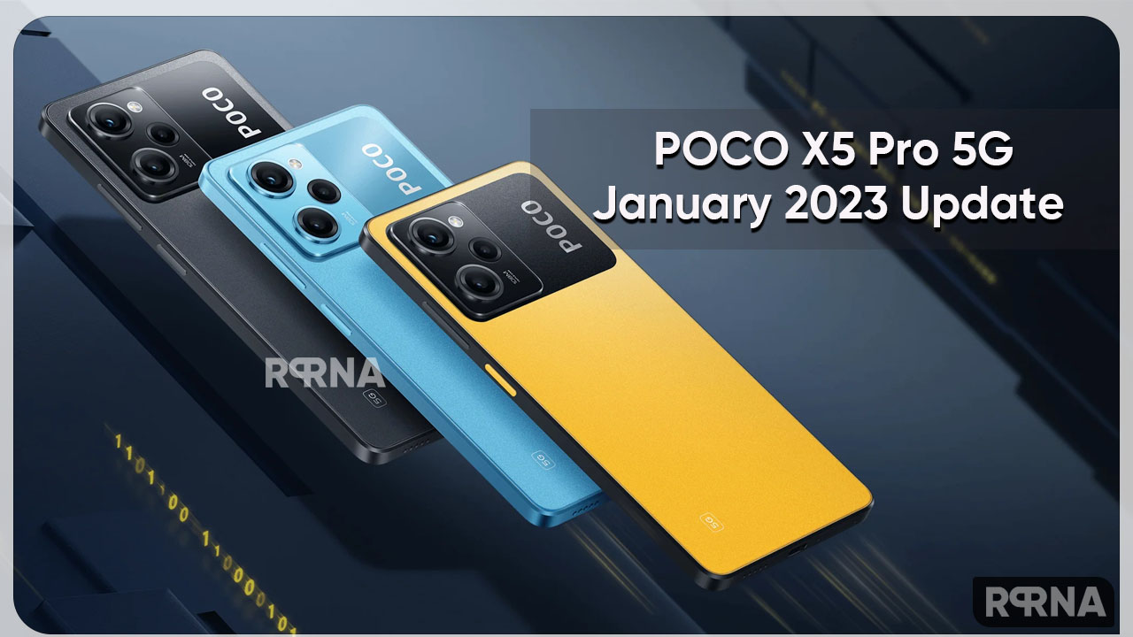 POCO X5 Pro 5G January 2023 update