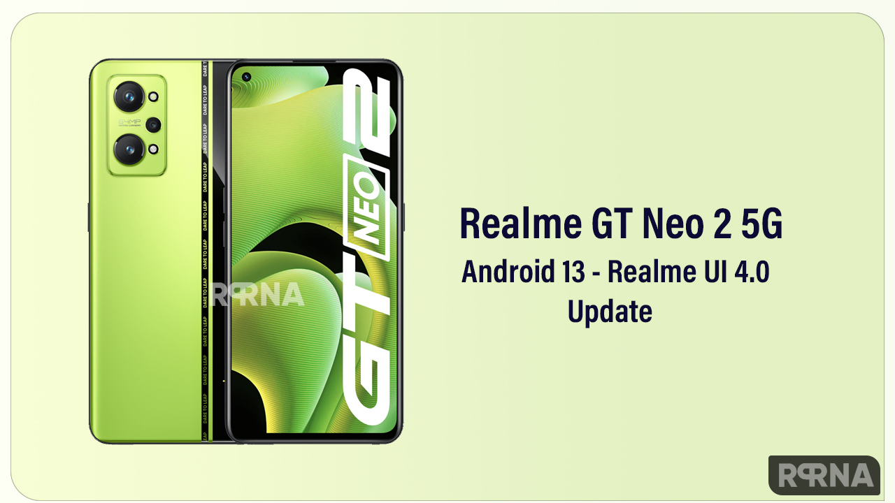 Realme GT Neo 2 stable Android 13 update