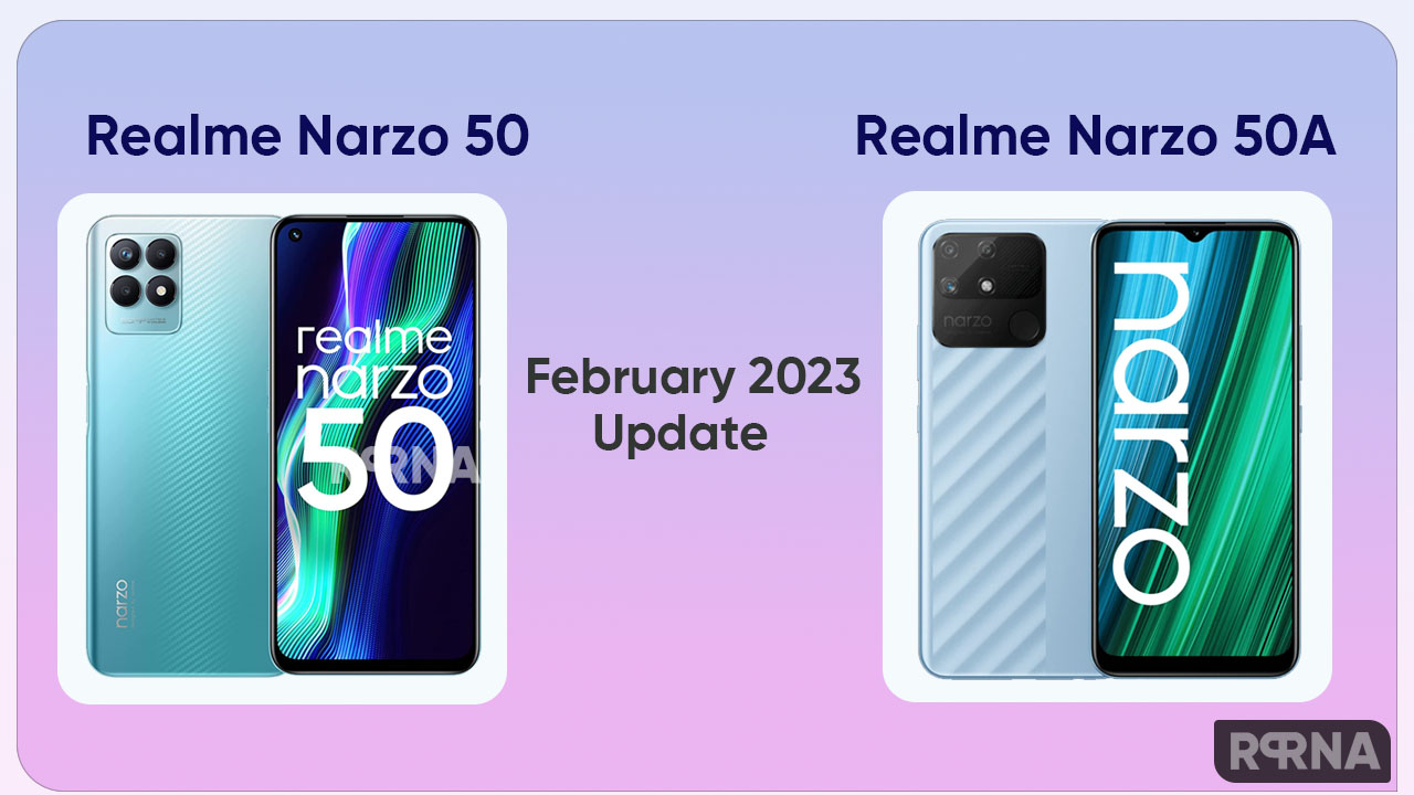 Realme Narzo 50 50A February 2023 update optimizations