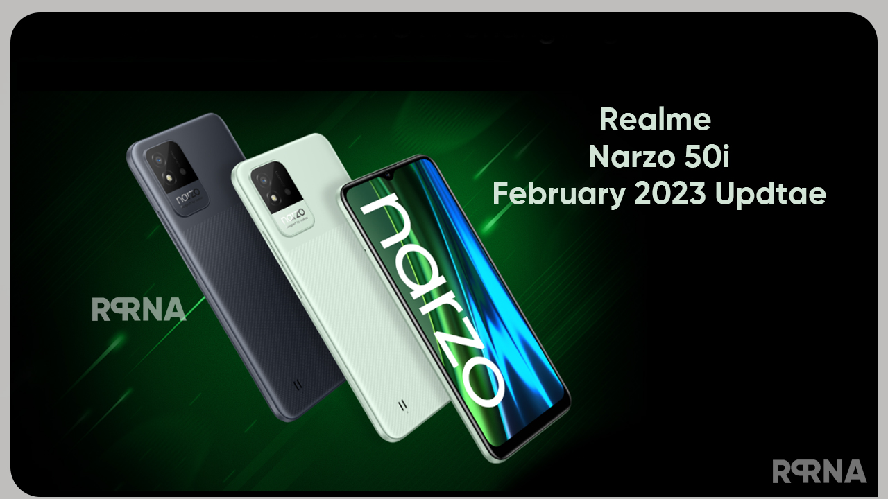 Realme Narzo 50i February 2023 update