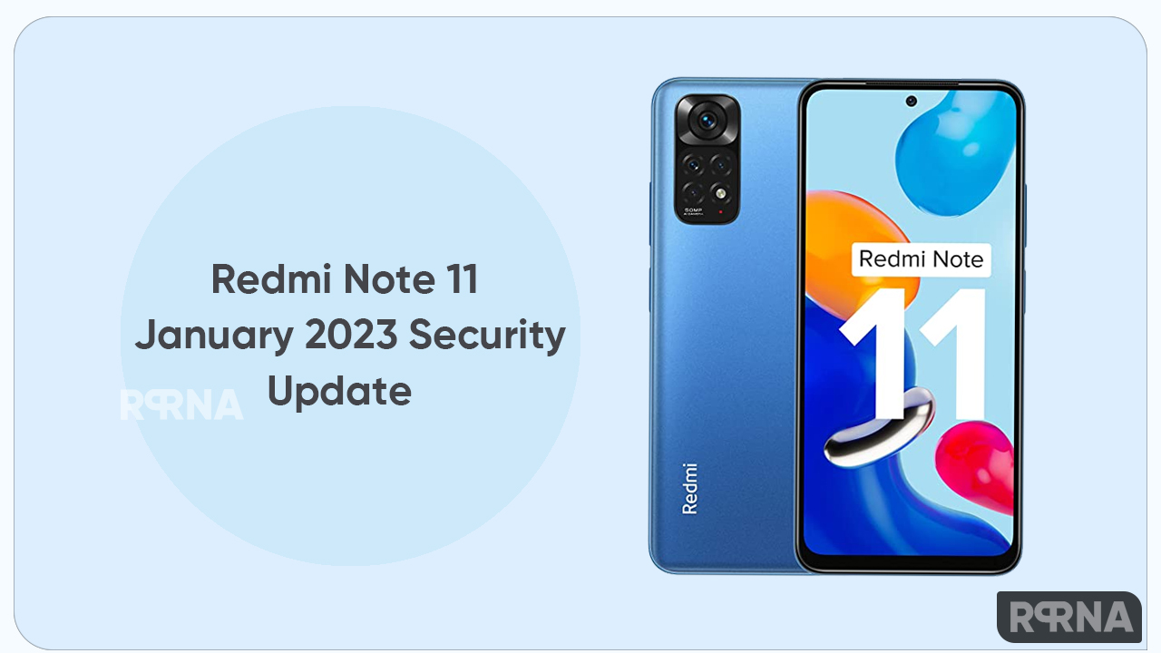Redmi Note 11 January 2023 MIUI 14 update