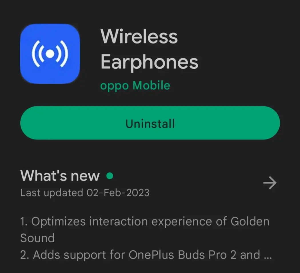 OnePlus Earbuds TWS customization issue
