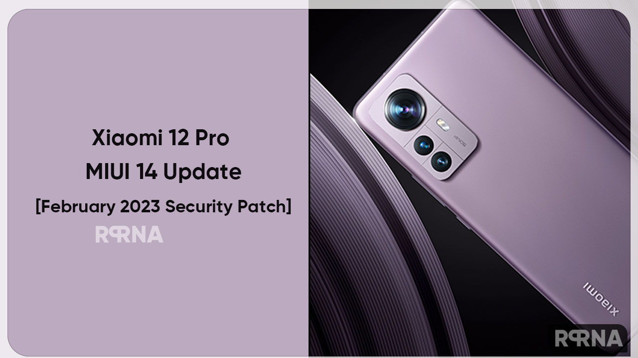 Xiaomi 12 Pro Android 13 MIUI 14 update