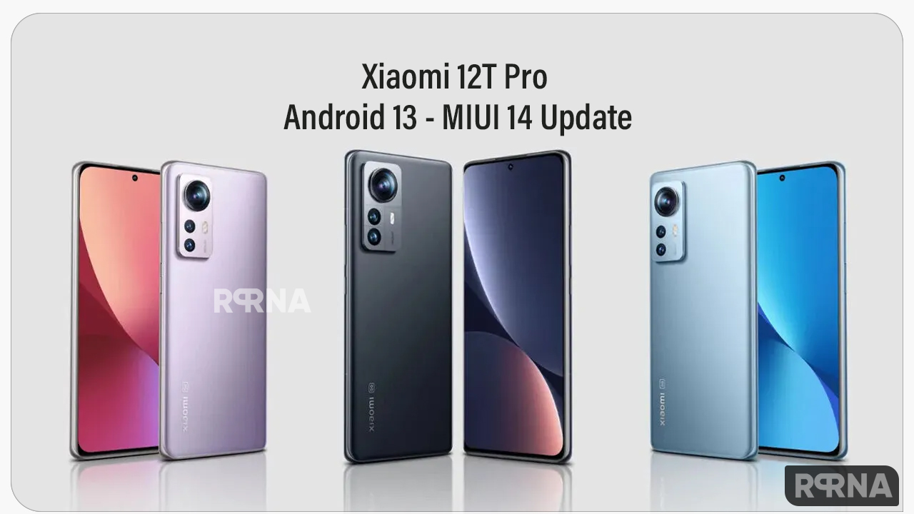 Xiaomi 12T pro MIUI 14 update