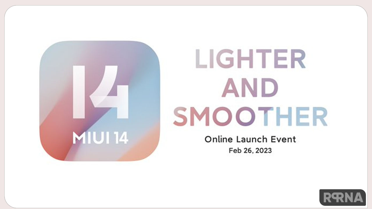 Xiaomi MIUI 14 global launch 26 February