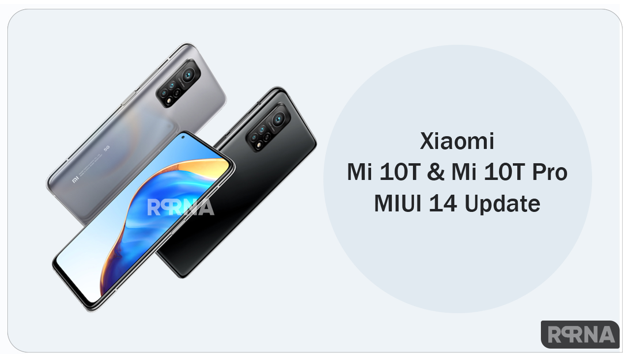 Xiaomi Mi 10T 10T pro MIUI 14 update