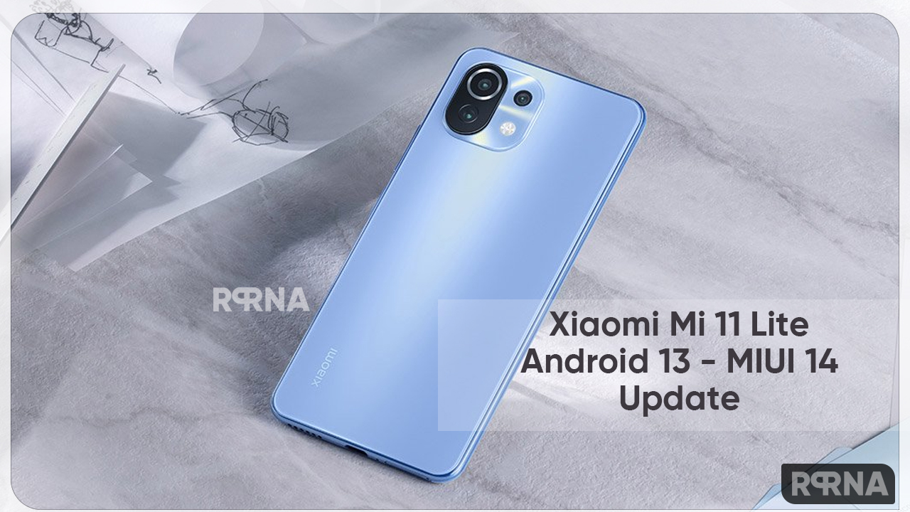 Xiaomi Mi 11 Lite Android 13 MIUI 14 update Europe