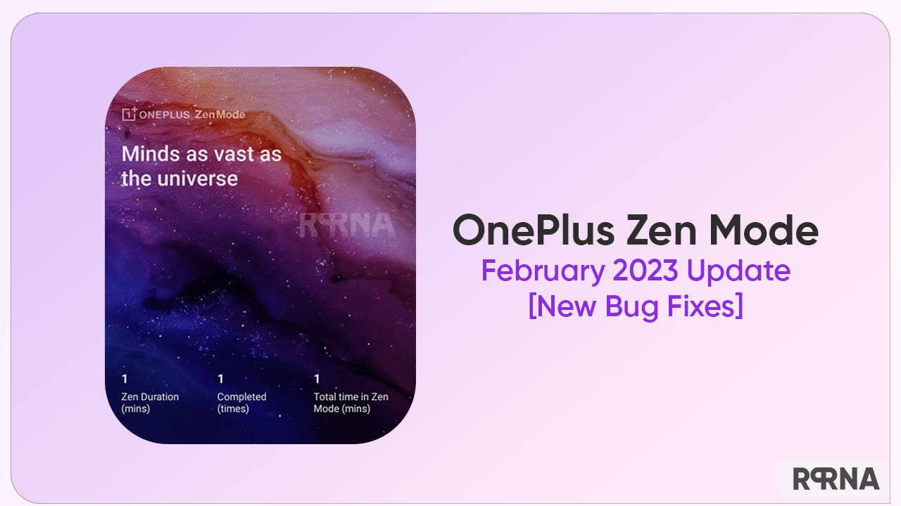 OnePlus Zen Mode February 2023 update