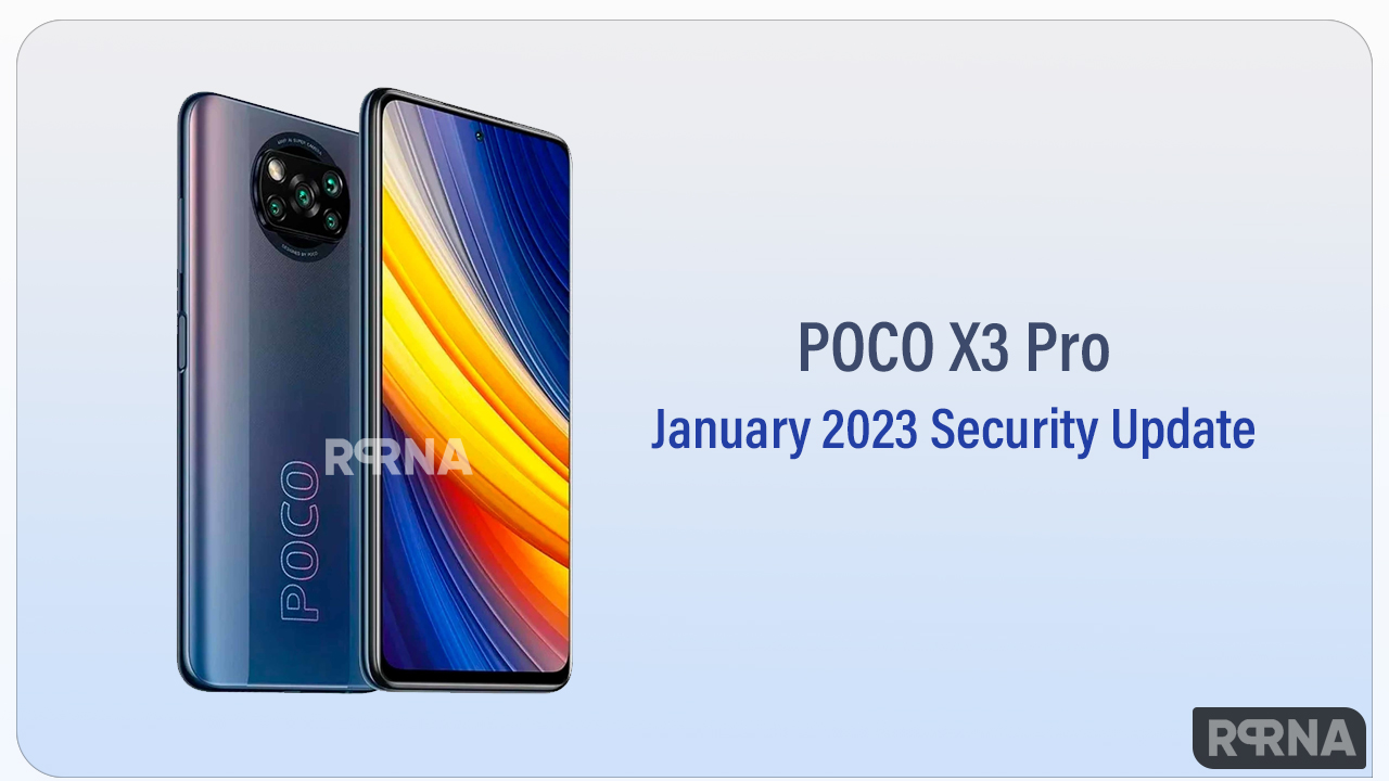 POCO X3 Pro January 2023 update