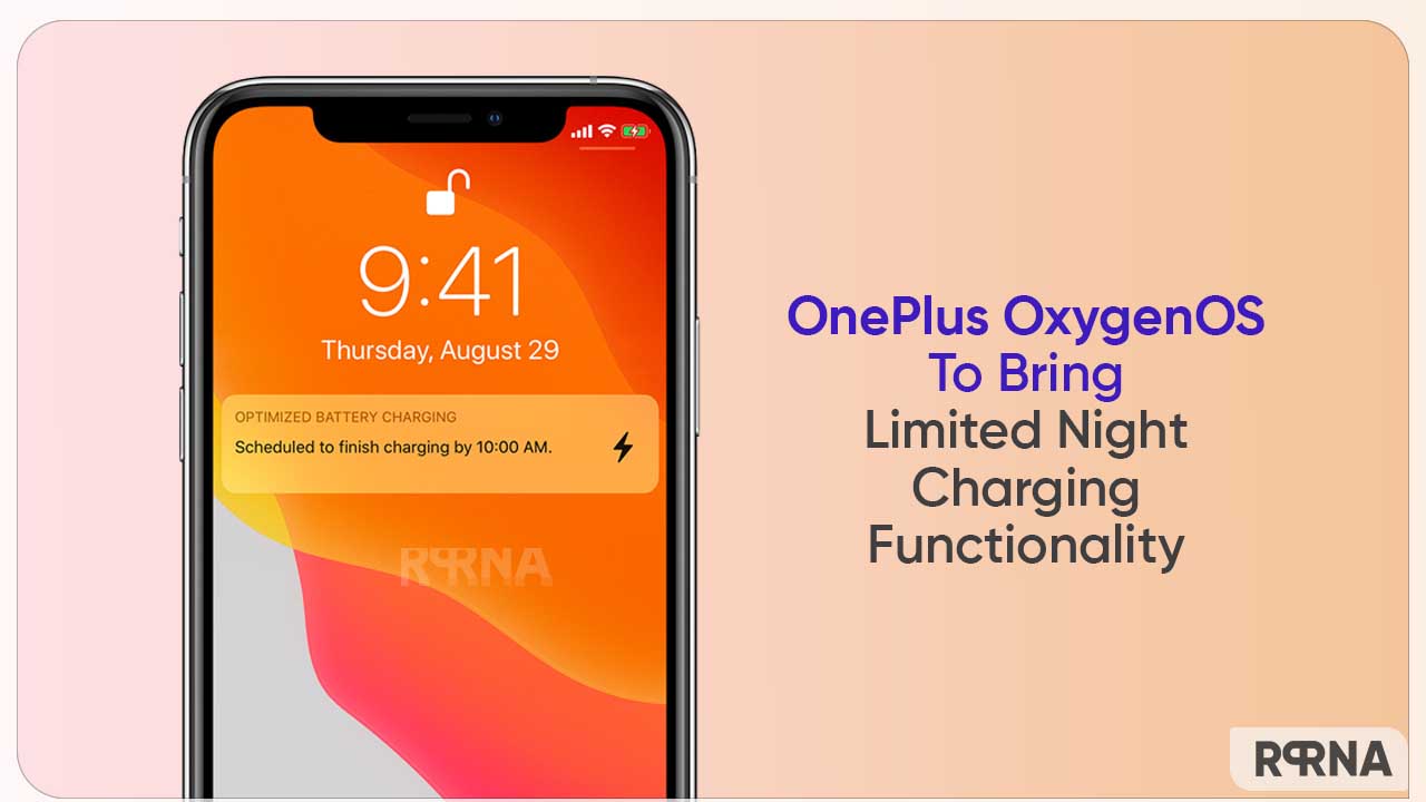 OnePlus night charging feature OxygenOS