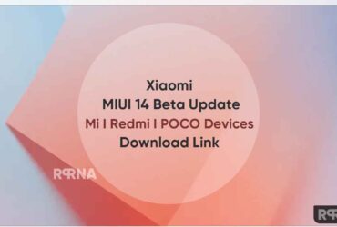 Xiaomi MIUI 14 beta update