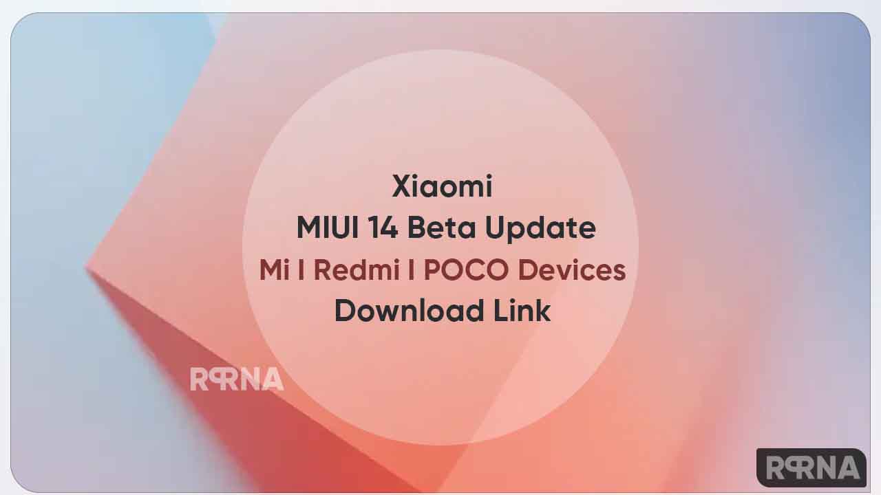 Xiaomi MIUI 14 beta update