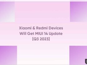 MIUI 14 devices Q3 2023