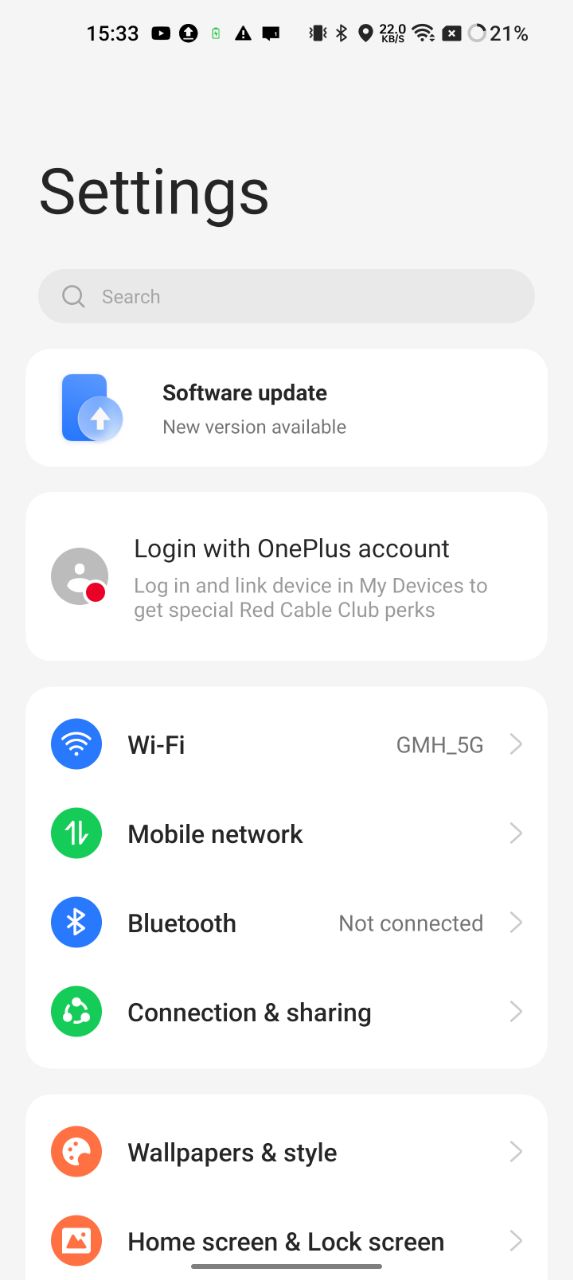 OnePlus OxygenOS 13 MIUI 14 Settings