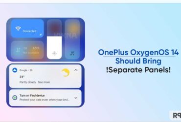 OnePlus OxygenOS 14 notification control panel